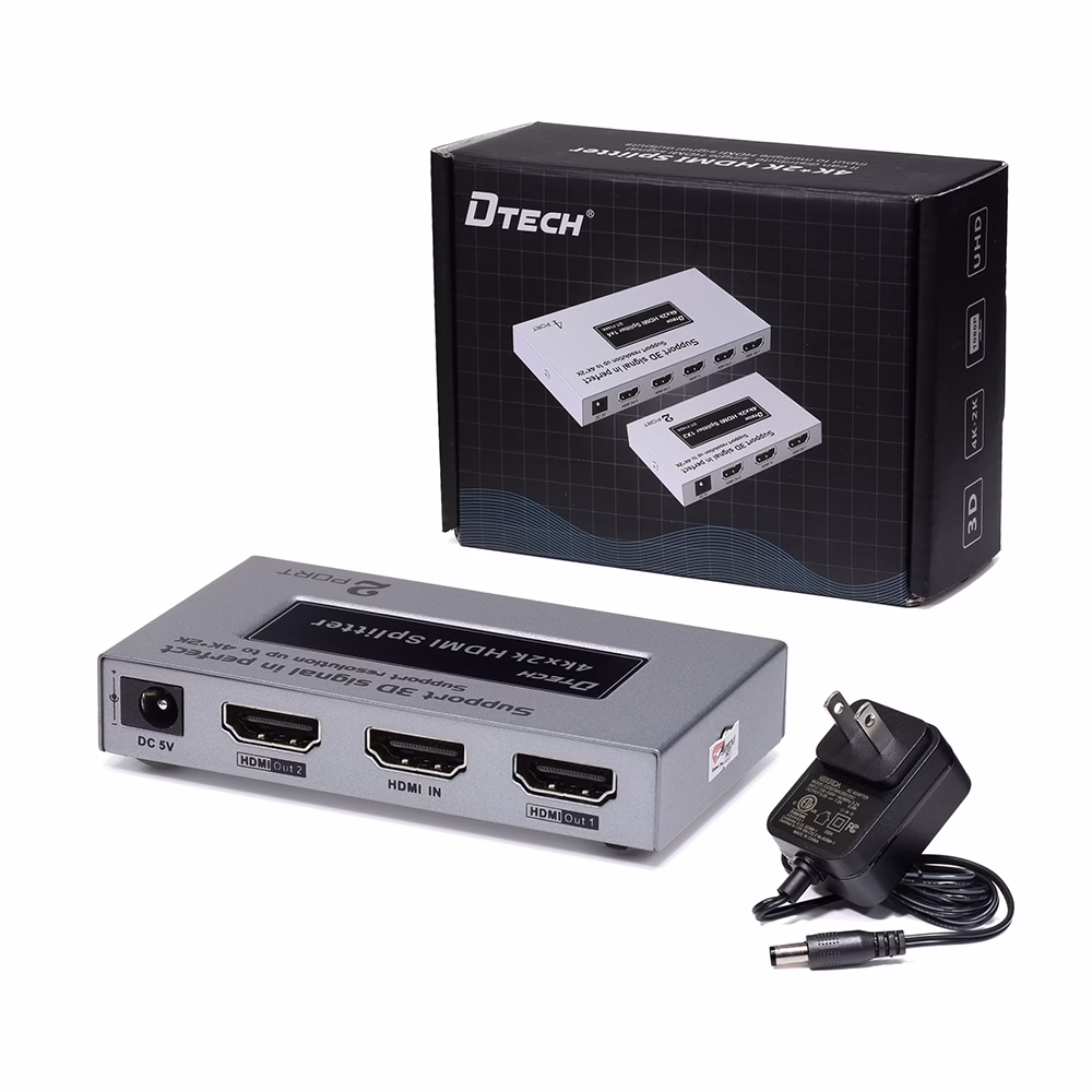 Splitter HDMI x K Dtech DT A Duplica tu experiencia visual con calidad excepcional GP DTA