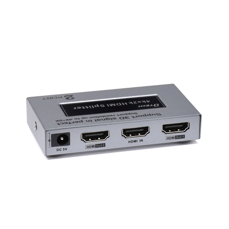 Splitter HDMI 1x2 4K Dtech DT-4142A: Duplica tu experiencia visual con calidad excepcional, GP-DT4142A