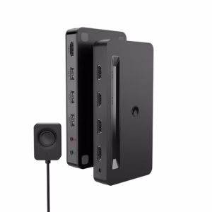 Switch KVM HDMI 4x1 con Audio LD-KVM4P Selector KVM HDMI 4K: Controla múltiples dispositivos con un solo teclado, mouse y monitor
