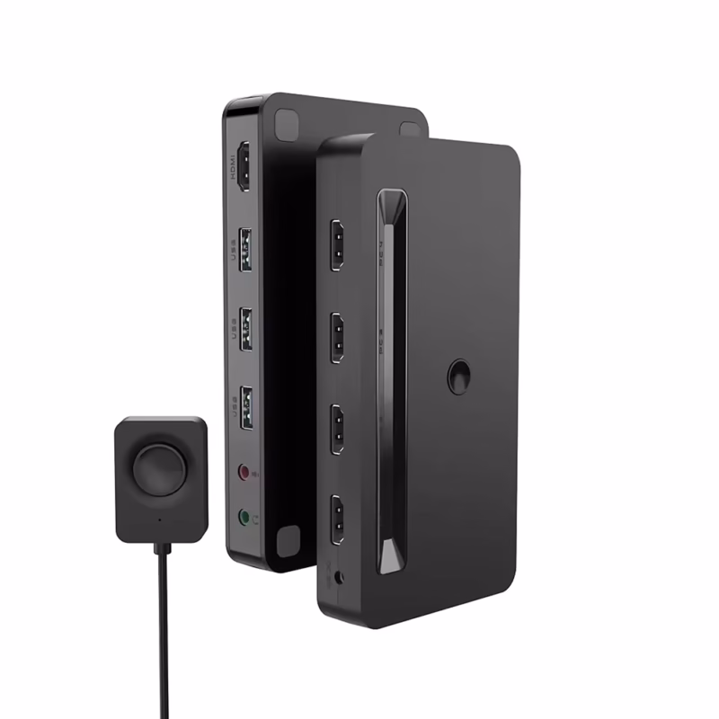 Switch KVM HDMI × con Audio LD KVMP