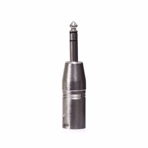 Adaptador Canon Macho a Plug 6.35mm Estéreo High Full Max ZZ-YSR2018 | Conexión de Audio Profesional, Jack 1/4 Estéreo a XLR Macho