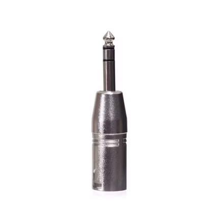 Adaptador Canon Macho a Plug 6.35mm Estéreo High Full Max ZZ-YSR2018 | Conexión de Audio Profesional, Jack 1/4 Estéreo a XLR Macho