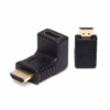 Adaptador HDMI Tipo Codo ° Miyako USA HA HDMI MF Conexiones HDMI Discretas y sin Enredos