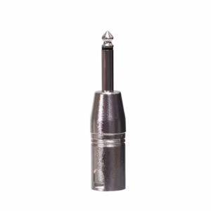Adaptador Plug Mono a Canon Macho High Full Max ZZ-YSR2020 | Conexión de Audio Profesional, Adaptador Canon XLR Macho a Plug 1/4 Monoaural