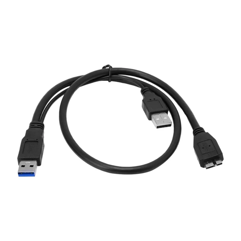 Cable Micro USB 3.0 a 2 USB | 60cm | American Net GP-020CTMS | Transferencia Rápida y Alimentación Extra