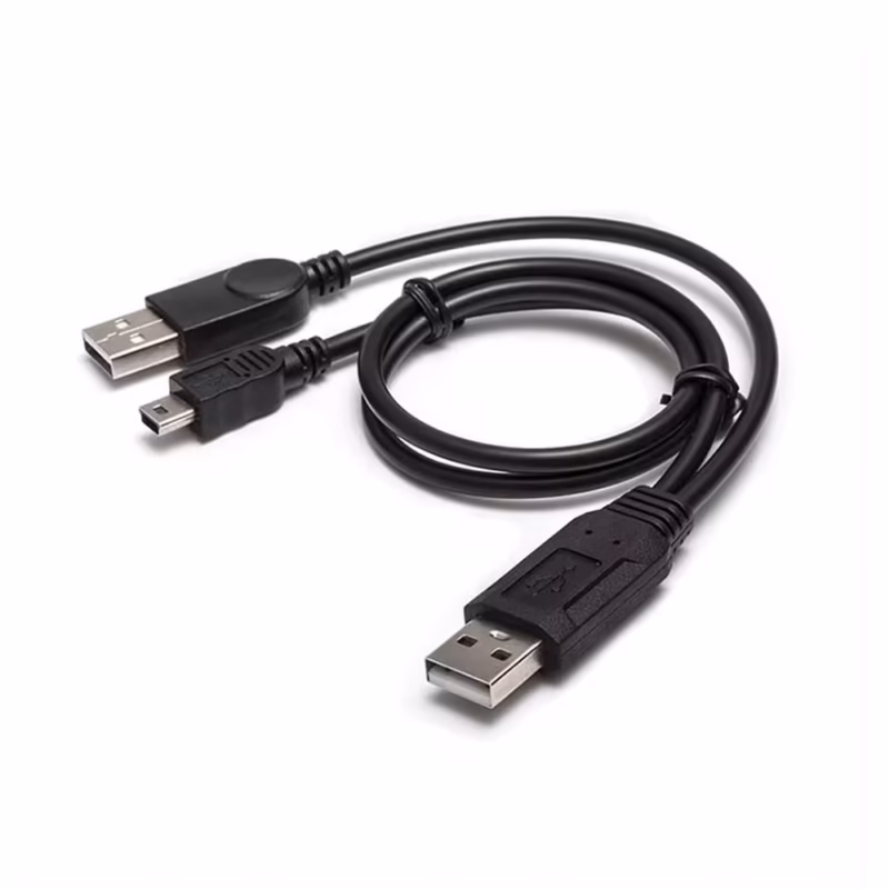Cable Mini USB a 2 USB American NET GP-020-V3-2USB Cable Mini USB a USB American NET GP V USB | Alimentación Extra y Conexión Estable