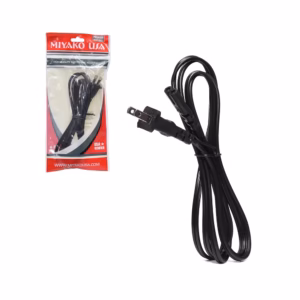 Cable Tipo 8 Miyako USA AC-006HQ (1.8m) | Conexión Segura y Duradera para tus Electrodomésticos