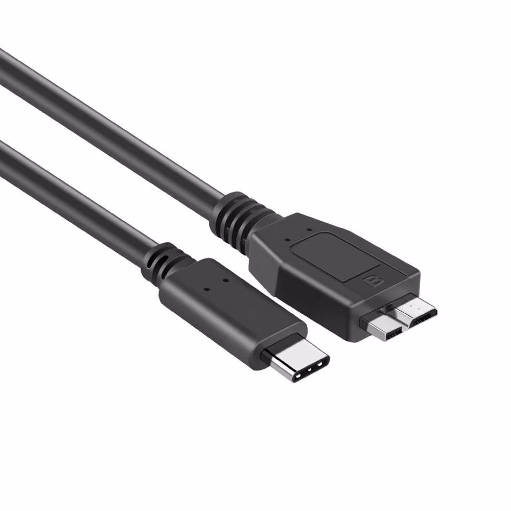 Cable USB C a Micro USB  | cm | Transferencia Rápida para Discos Duros Externos