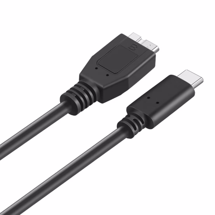 Cable USB C a Micro USB  | cm | Transferencia Rápida para Discos Duros Externos