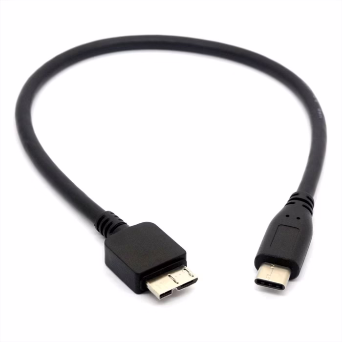 Cable USB C a Micro USB  | cm | Transferencia Rápida para Discos Duros Externos