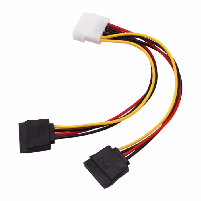 Cable de Poder Molex a  SATA  Pines ADP  Solución de Alimentación para Tus Unidades SATA