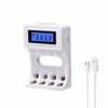 Cargador de Pilas AAAAA Ni MHNi Cd Maxday ZZ MD A | Carga Rápida por USB