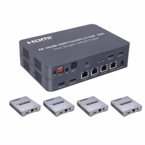 Extender HDMI 2x4 Salidas 120M Dual Splitter y Switch 4K American NET GP-HDSS2-6__ Extensor HDMI × Salidas M por UTP American NET GP HDSS | Distribución y Extensión HDMI Profesional