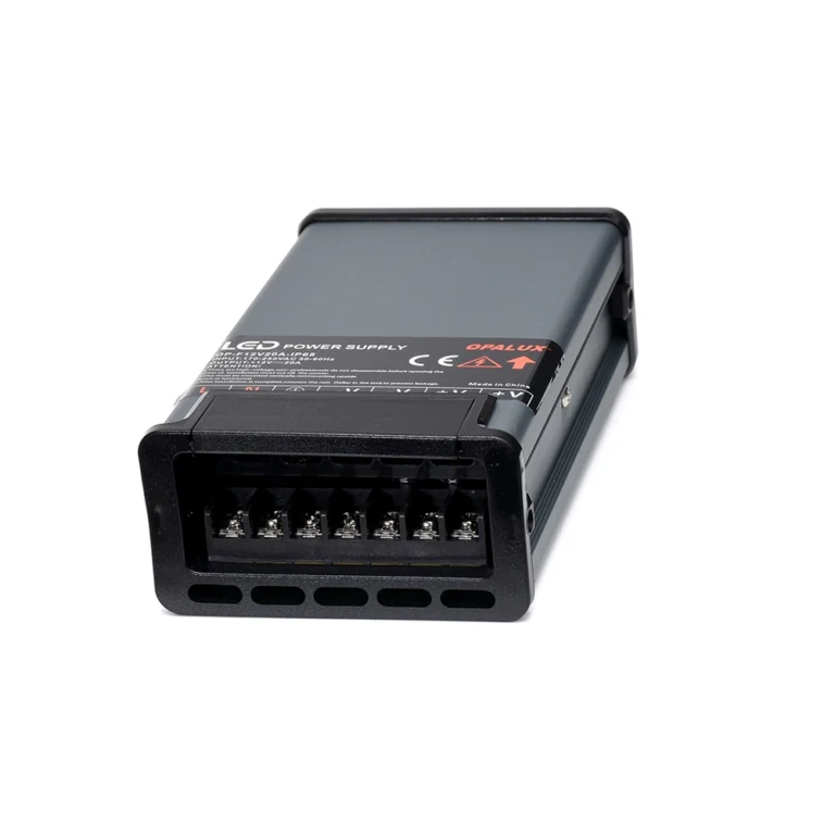 Fuente Switching Vertical 12V 20A IP65 Opalux OP-F12V20A-IP65 | Resistente al Agua y Polvo