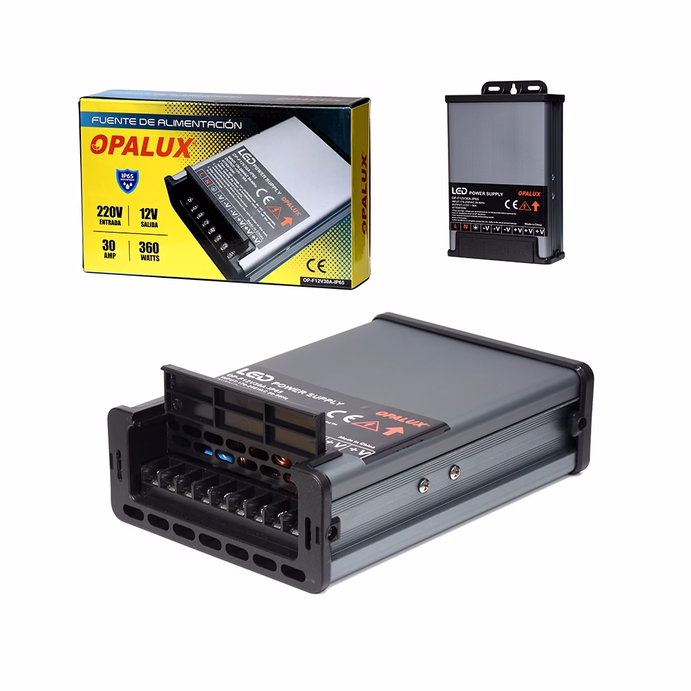 Fuente Switching Vertical V A IP Opalux OP FVA IP | Resistente al Agua y Polvo