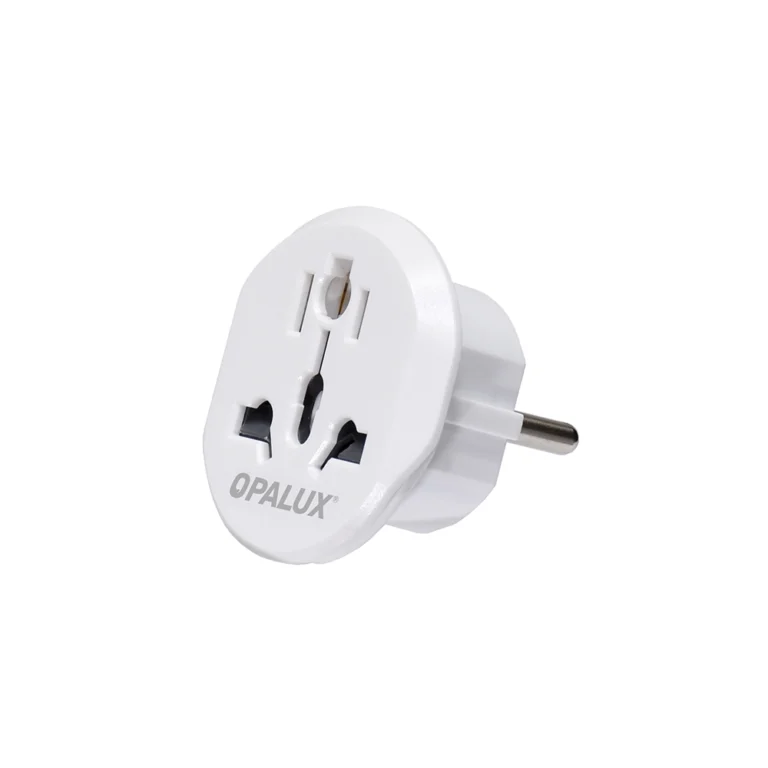 Adaptador Schuko a Toma Universal Opalux OP-605-2BL: Conexión Global en Tu Hogar, Adaptador Schuko, Adaptador Viajero con enchufe Inglés