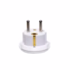 Adaptador Schuko a Toma Universal Opalux OP  BL Conexión Global en Tu Hogar Adaptador Schuko Adaptador Viajero con enchufe Inglés