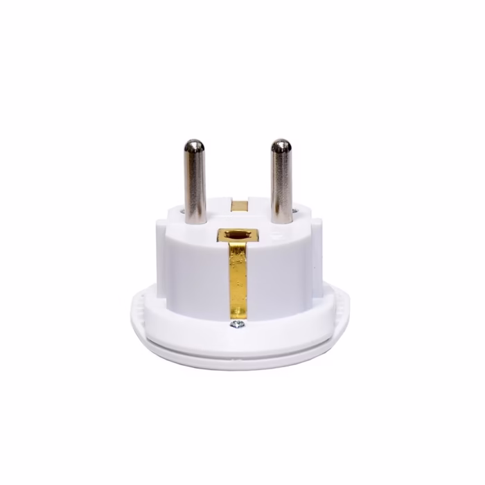 Adaptador Schuko a Toma Universal Opalux OP  BL Conexión Global en Tu Hogar Adaptador Schuko Adaptador Viajero con enchufe Inglés
