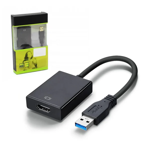 Adaptador USB a HDMI Full HD 1080p OX1036: Expande tu Pantalla con Facilidad