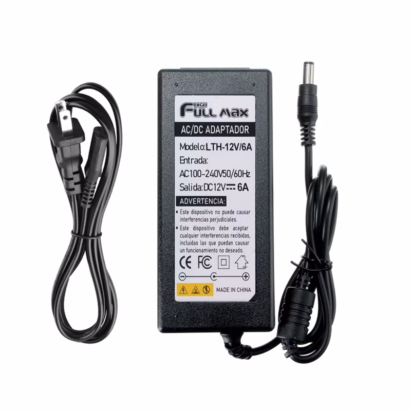 Adaptador de 12V 6A High Full Max LTH-12V6A(HFM)___01 Adaptador de 12V 6A High Full Max LTH-12V6A(HFM), Adaptador de Voltaje 12V 6A, Transformador 12V6A