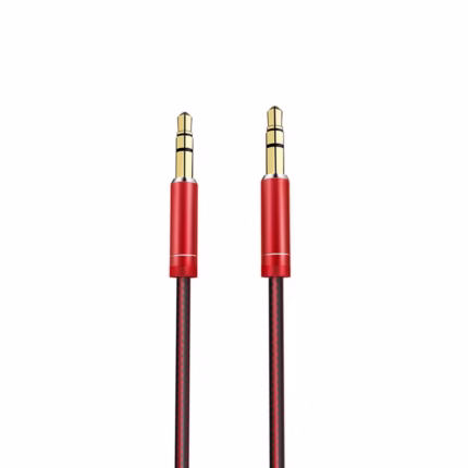 Cable Auxiliar LDNIO LS-Y01 de 1 Metro | Conector Gold | MiniPlug 3.5mm