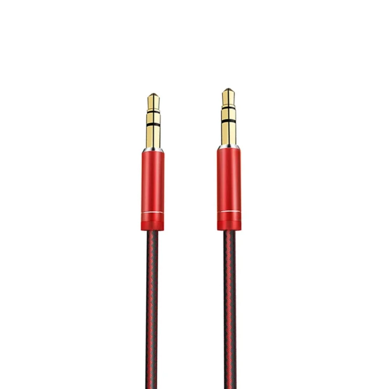 Cable Auxiliar LDNIO LS-Y01 de 1 Metro | Conector Gold | MiniPlug 3.5mm