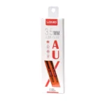 Cable Auxiliar LDNIO LS-Y01 de 1 Metro | Conector Gold | MiniPlug 3.5mm