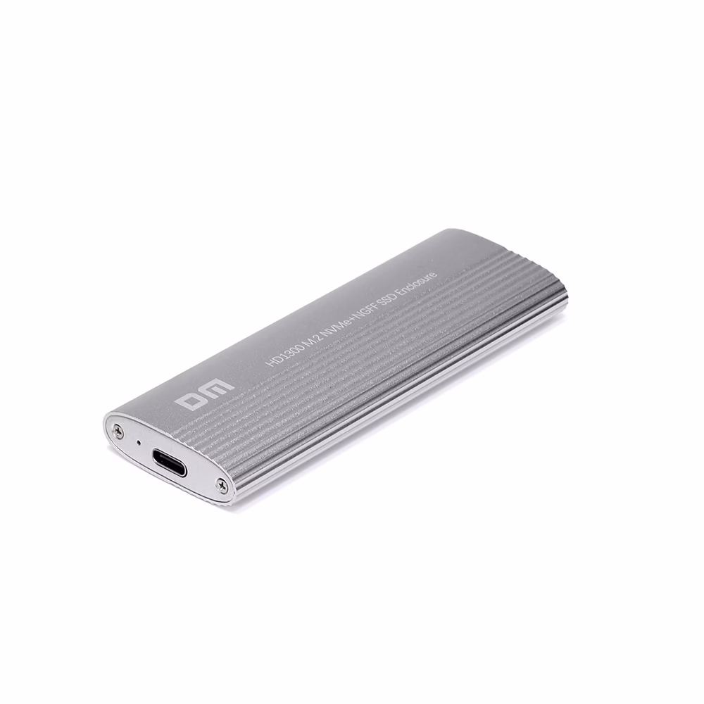 Carcasa para Memorias M Protocolo Dual NVMe NGFF SATA DM HD Velocidad y Versatilidad en tus Manos