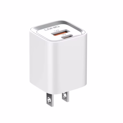 Cargador Rápido de 30W | QC3.0 | Incluye Cable USB-C a Lightning | 1 Metro | LDNIO A2317C: La Carga Rápida que Tus Dispositivos Merecen