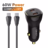 LDNIO C | W | PDPPS | Cargador USB C Dual para Auto o Camión La Carga Rápida que Necesitas en tu Vehículo