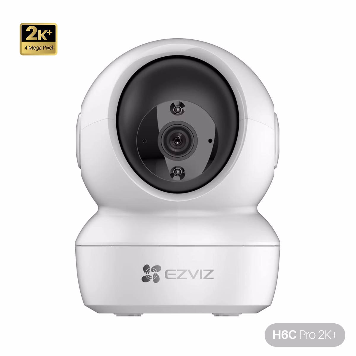 H6C Pro 2K+ EZVIZ Cámara Inalámbrica Giratoria de 4MP CS H6C R105 1J4WF HD Multimedia PERU SAC Ezviz HC Pro K | Cámara WiFi de Megapíxeles | Gigatoria | Audio Bi Direccional Tu Guardián Silencioso con Visión K y Giro °