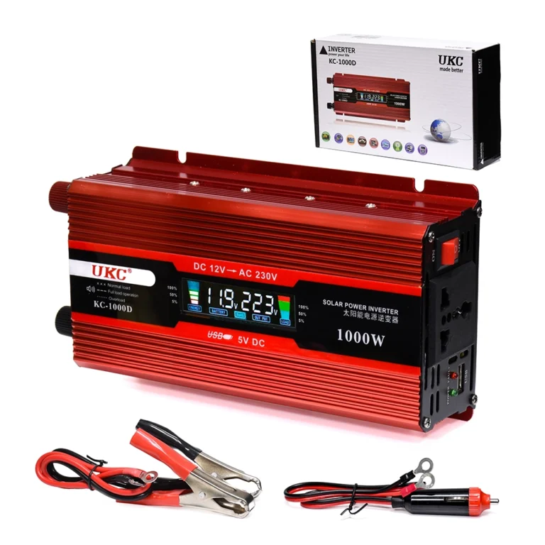 Inversor de Corriente 1000W UKC KC-1000D: Potencia y Versatilidad en tus Manos