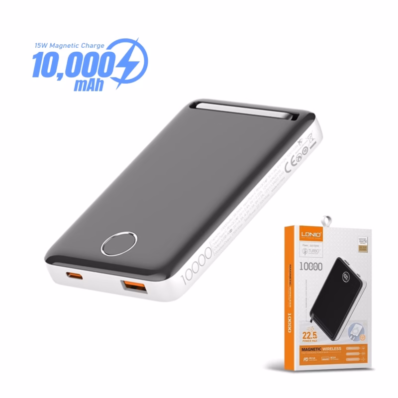Power Bank Inalámbrico Magnético LDNIO PQ | mAh Carga Sin Cables Potencia Sin Límites