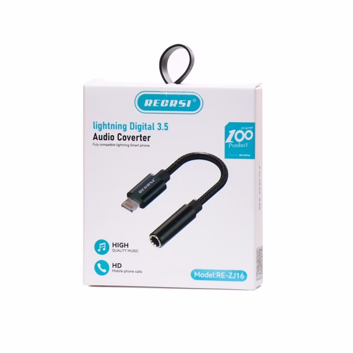 Adaptador RECRSI ZE ZJ La solución para conectar tus auriculares de siempre a tu iPhone Lightning a Audio Miniplug mm