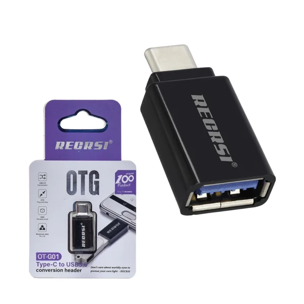 Adaptador OTG RECRSI OT-G01: Convierte tu USB-C en un Mundo de Posibilidades