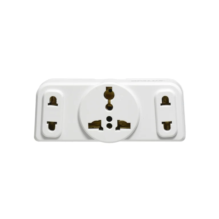 Adaptador Schuko con Enchufe Triple Opalux OP-609-K3 | 6A | 1300W: La Solución Simple para Conectar Más Dispositivos