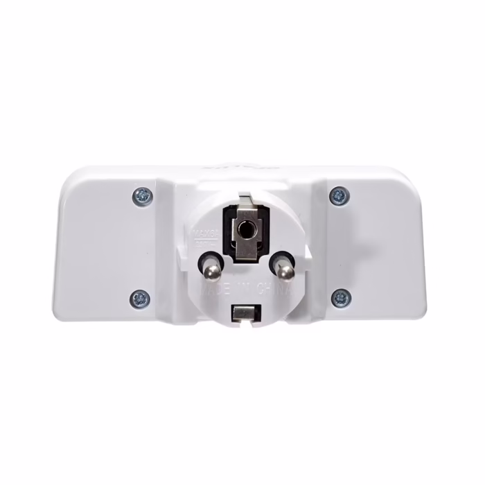 Adaptador Schuko con Enchufe Triple Opalux OP  K | A | W La Solución Simple para Conectar Más Dispositivos