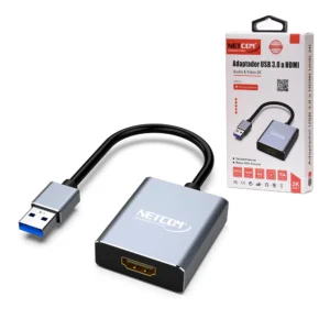 Adaptador USB a HDMI Netcom PE-CB0858: Multiplica tu Espacio de Trabajo