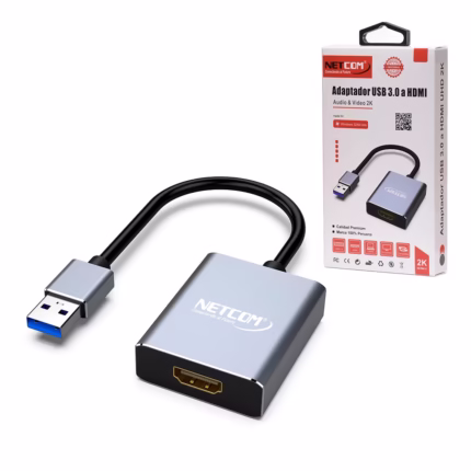 Adaptador USB a HDMI Netcom PE CB Multiplica tu Espacio de Trabajo