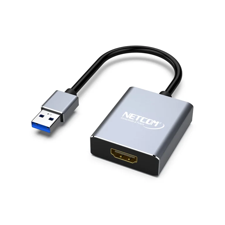 Adaptador USB a HDMI Netcom PE-CB0858: Multiplica tu Espacio de Trabajo