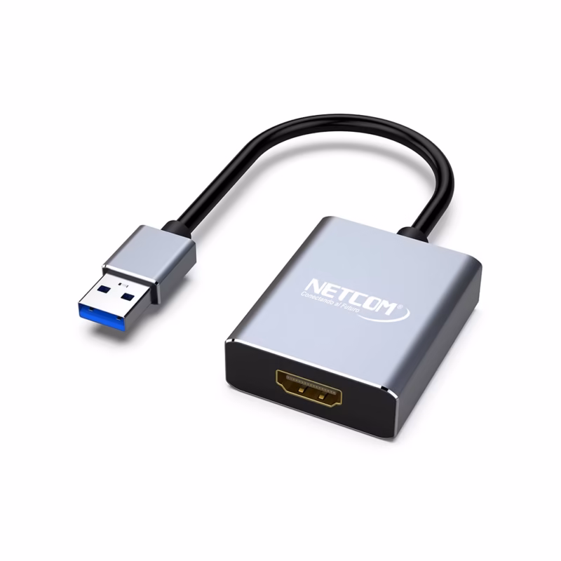 Adaptador USB a HDMI Netcom PE CB Amplía tu visión con una segunda pantalla