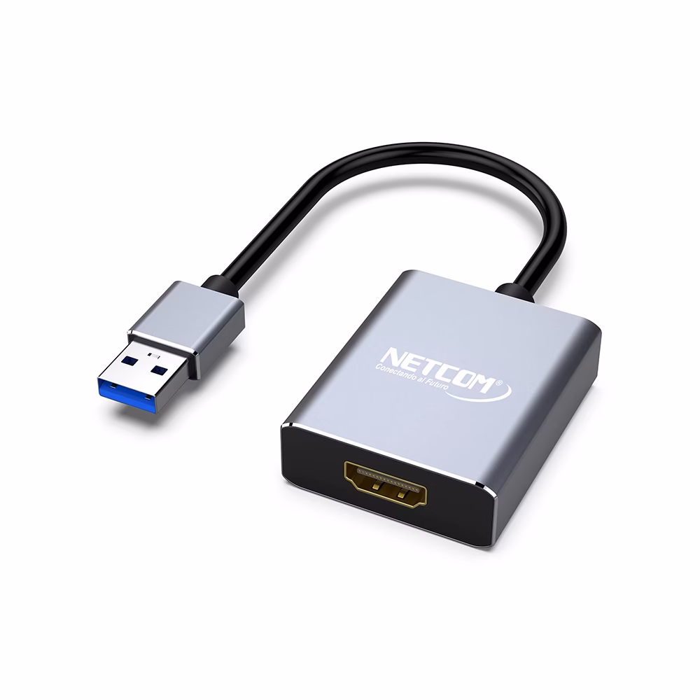 Adaptador USB a HDMI Netcom PE CB Multiplica tu Espacio de Trabajo
