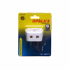 Adaptador Universal con Toma Redonda Opalux OP M | A | w La Solución para Conectar Dispositivos Extranjeros Adaptador Universal con Enchufe Redondo