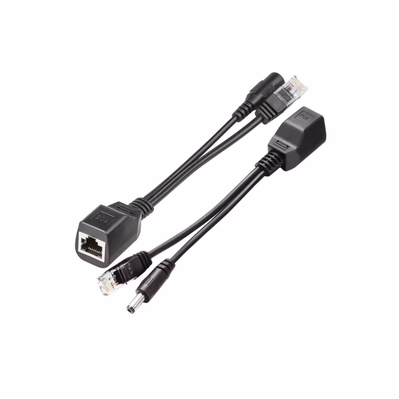 Cable Adaptador PoE Pasivo Ethernet RJ Simplifica Tu Conexión de Red con PoE