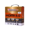 Cable HDMI  Metros K American NET GP  M | V | Amplificado | K Ultra HD | p | High Speed | Audio Return Conexión de Alta Definición sin Límites Cabeza Azul