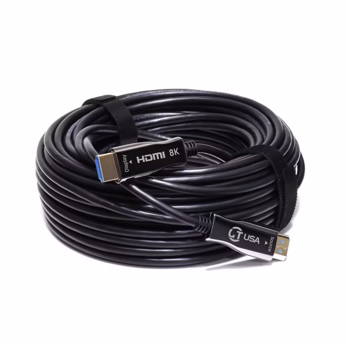Cable HDMI  Metros K LT USA HDMI GM | Fibra Optica Activa AOC | HDR | High Speed | Ethernet | Audio Return El Futuro de la Conexión Audiovisual
