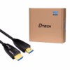 Cable HDMI de Fibra Óptica Dtech DT HF |  Metros | Khz | Khz | HDR | Gbps | HDCP  Conexión K sin Límites