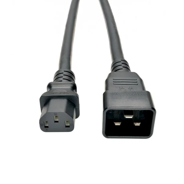 Cable de Poder C20 a C13 American NET | 1.8 Metros | 14AWG: Alimentación Robusta para tus Dispositivos Críticos