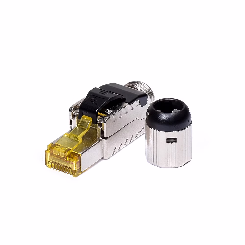 Conector RJ Cata Blindado LT USA LT CatA PF La Conexión de Red que Tu Proyecto Necesita