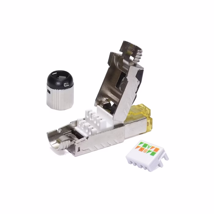 Conector RJ Cata Blindado LT USA LT CatA PF La Conexión de Red que Tu Proyecto Necesita